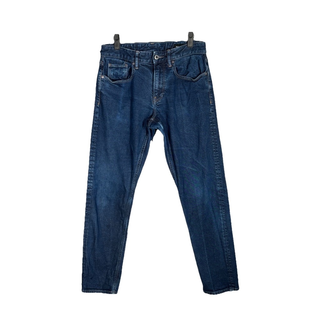 Bonobos Jeans Mens Sz 30 Athletic Fit Dark Wash Stretch Denim Blue Straight Leg